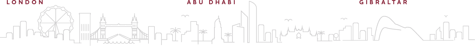 London, Abu Dhabi, Gibraltar