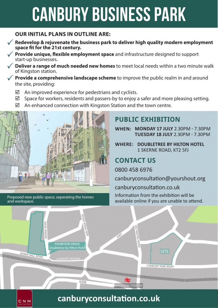 Public Consultation on the Regeneration of Canbury Business Park 